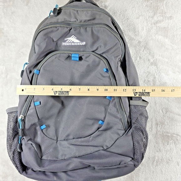 High Sierra Backpack Multiple Pocket Hiking School Work Used - Picture 3 of 9